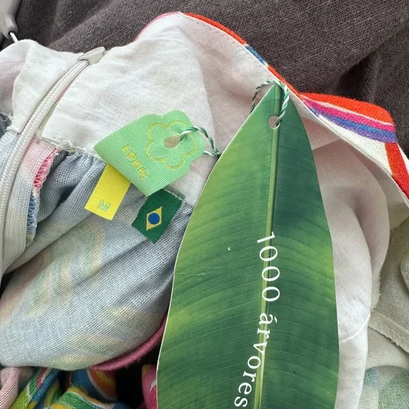 FARM Rio Vibrant Floral Long Sleeve Dress (Size M) - Picture 6 of 6